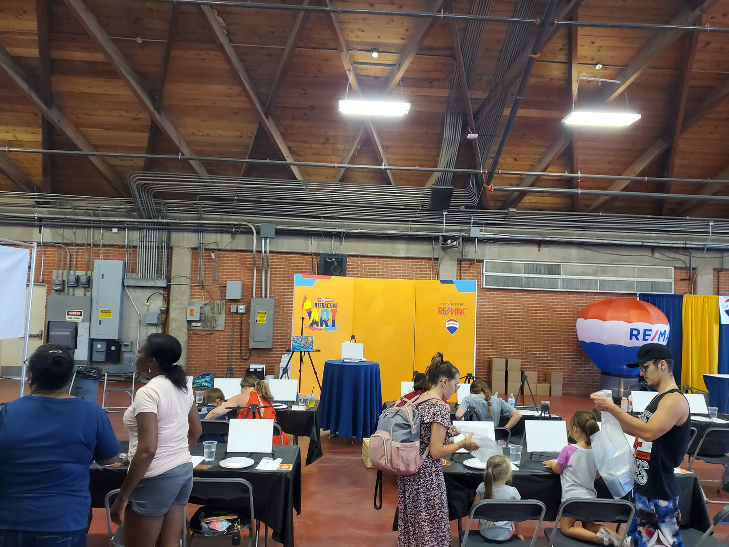 June 21st, 1:30 p.m. Route 66 Roadfest LITTLE BLUE WHALE class painting