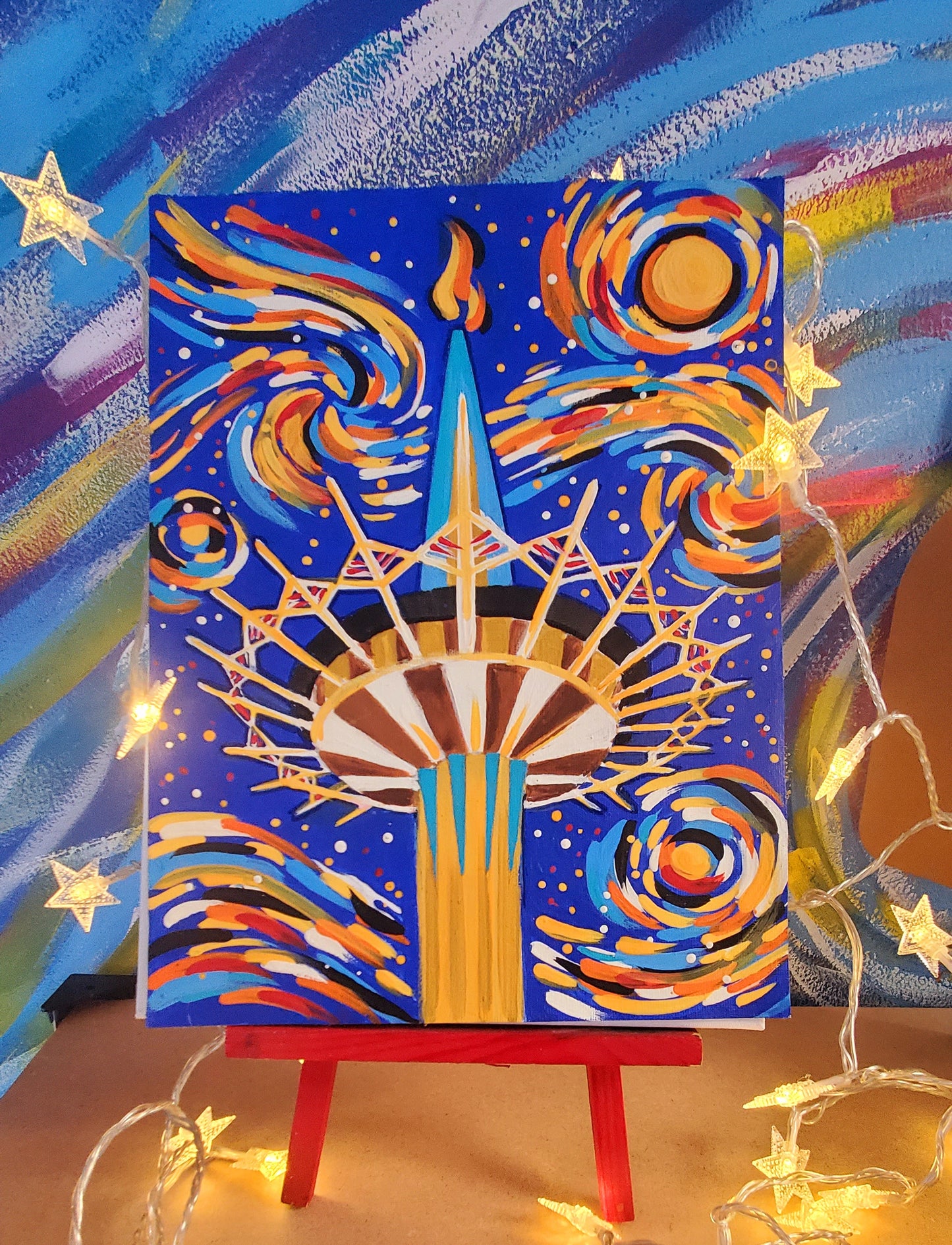 LOW STOCK -STARRY NIGHT PRAYER TOWER
