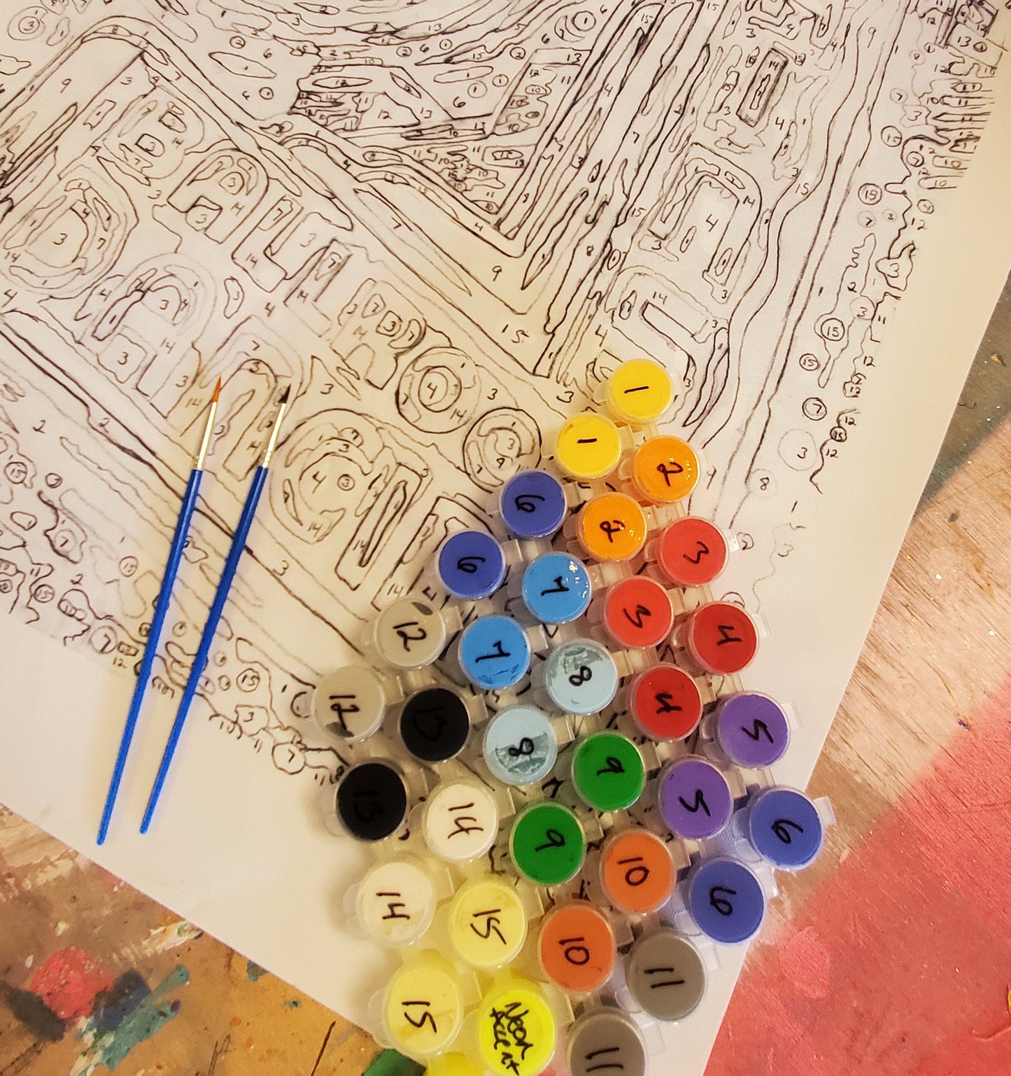 SOLD OUT Extra Large Starry Night Cains PBN Kit!