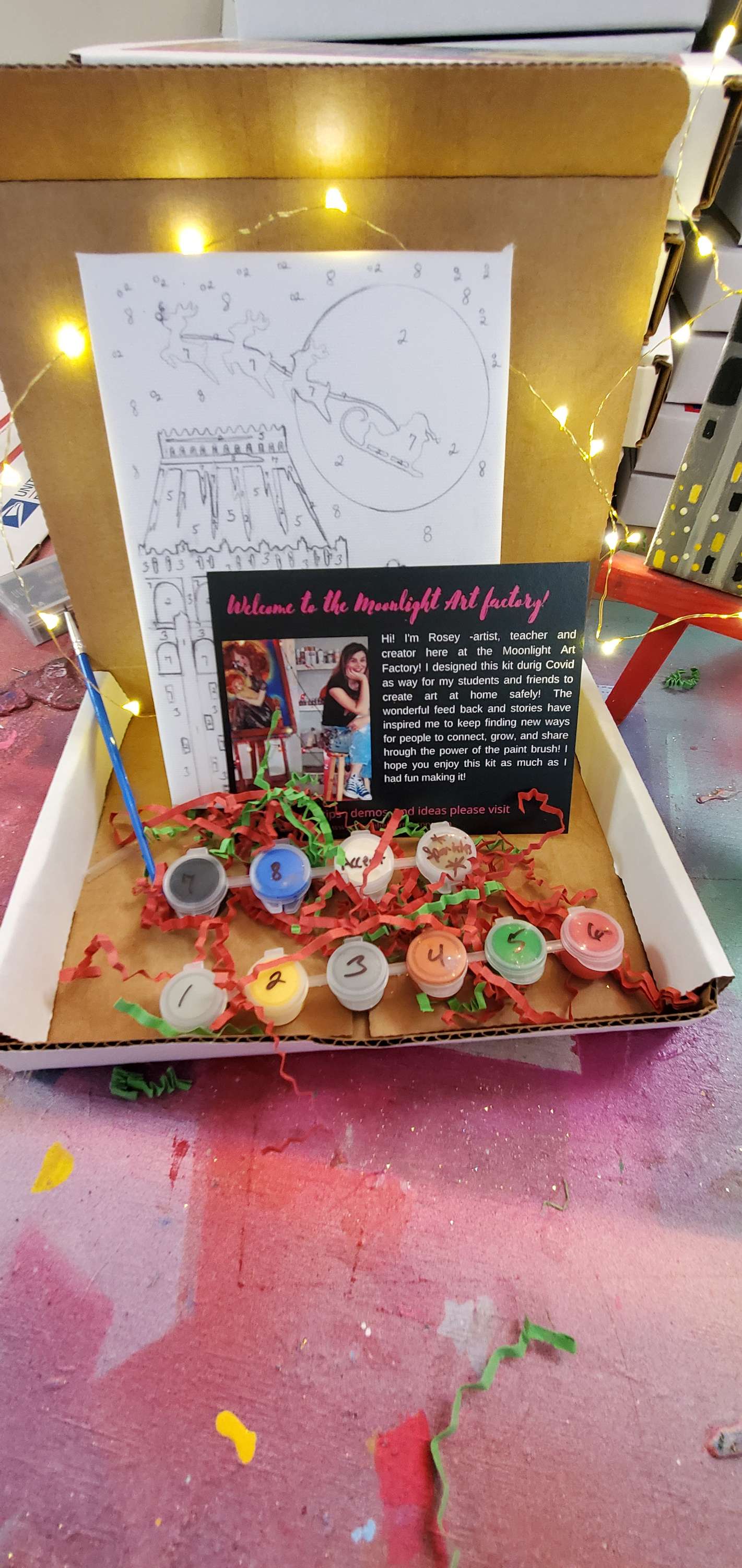 JUST RESTOCKED! "Over The Tulsa Rooftops.."Paint By Number Kits