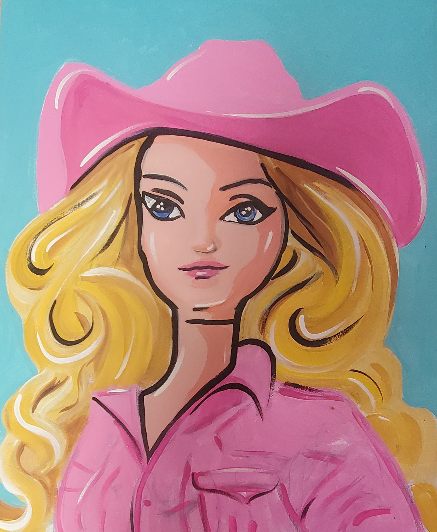 Ok Barbie, Lets Party! ! Paint Class Inspired By Oklahoma Barbie!