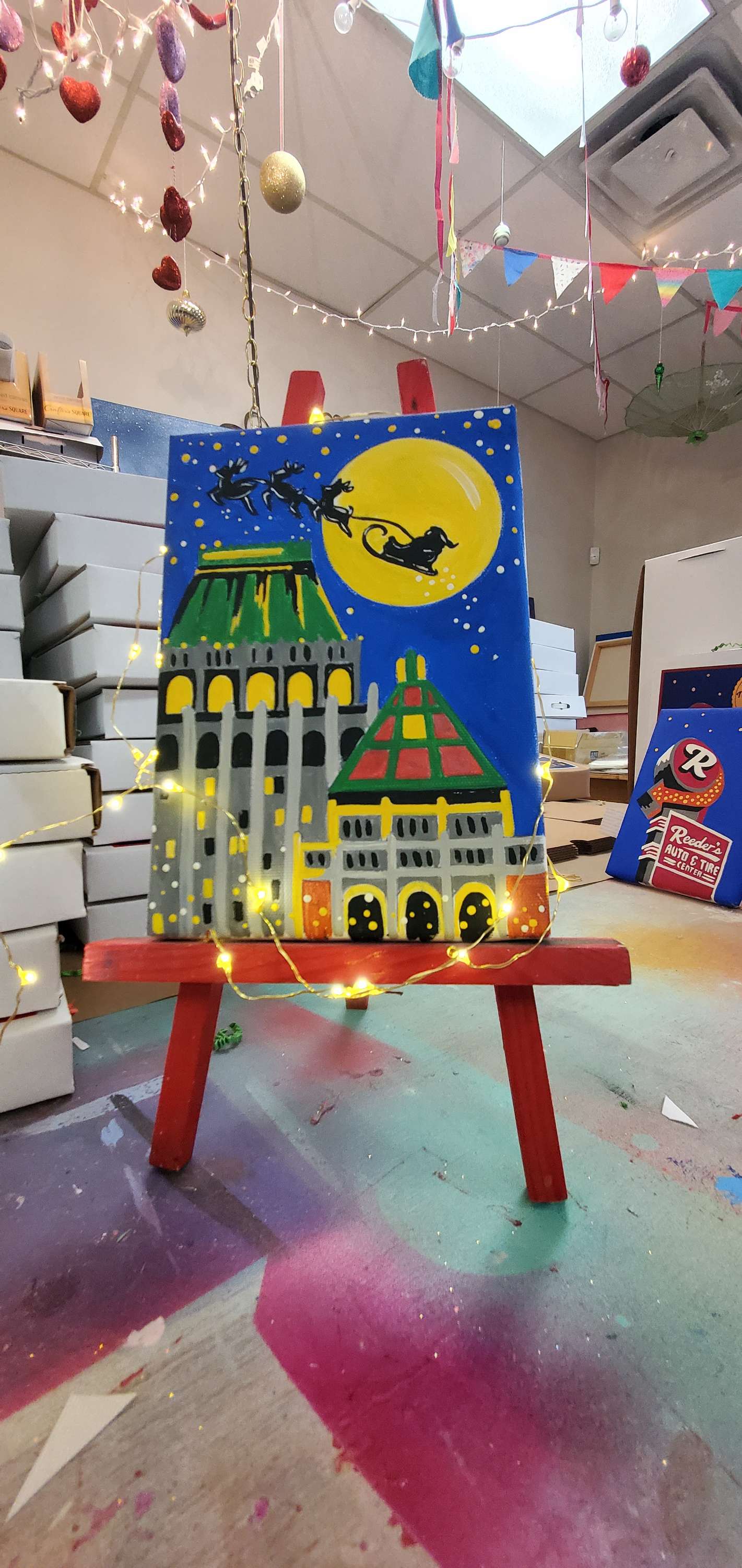 JUST RESTOCKED! "Over The Tulsa Rooftops.."Paint By Number Kits