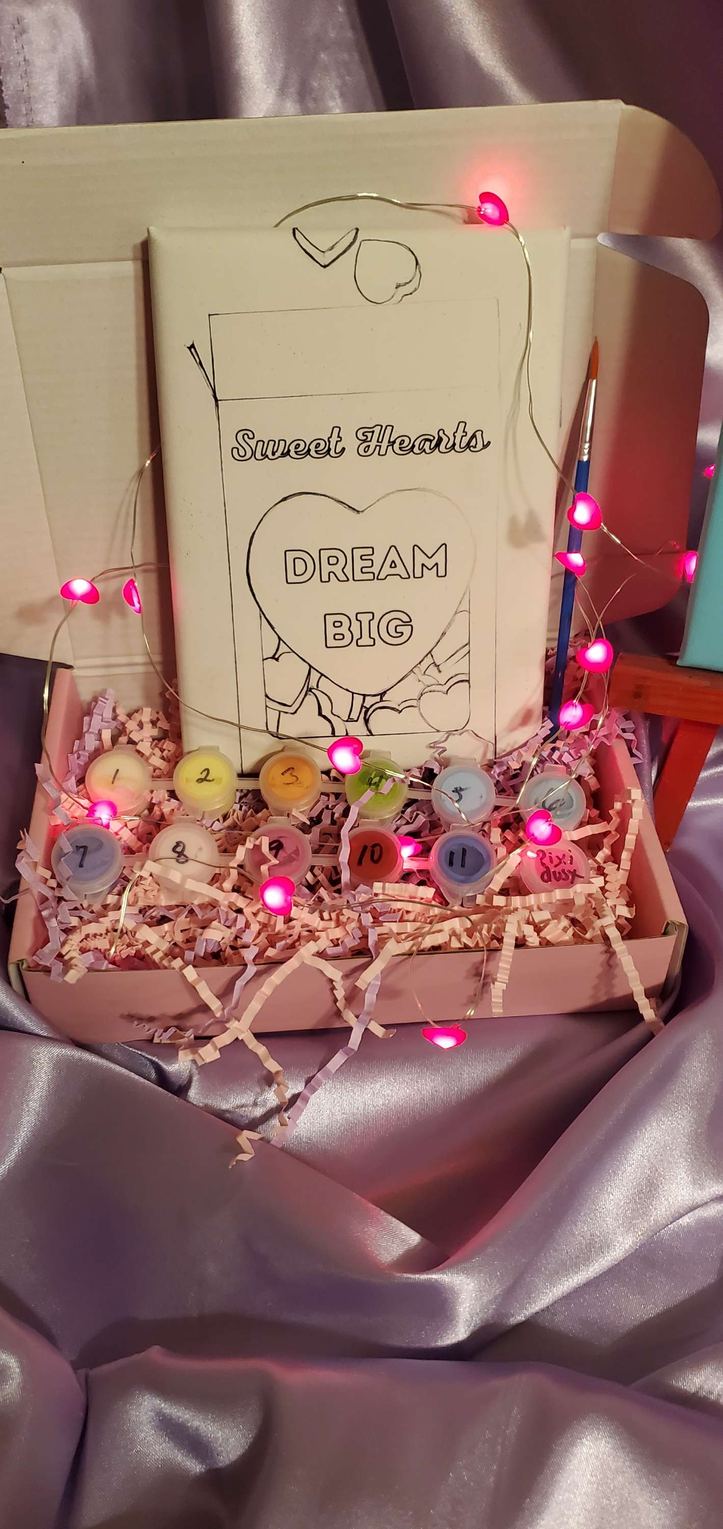 SOLD OUT Dream Big, Sweet Heart! Paint By Number Kit