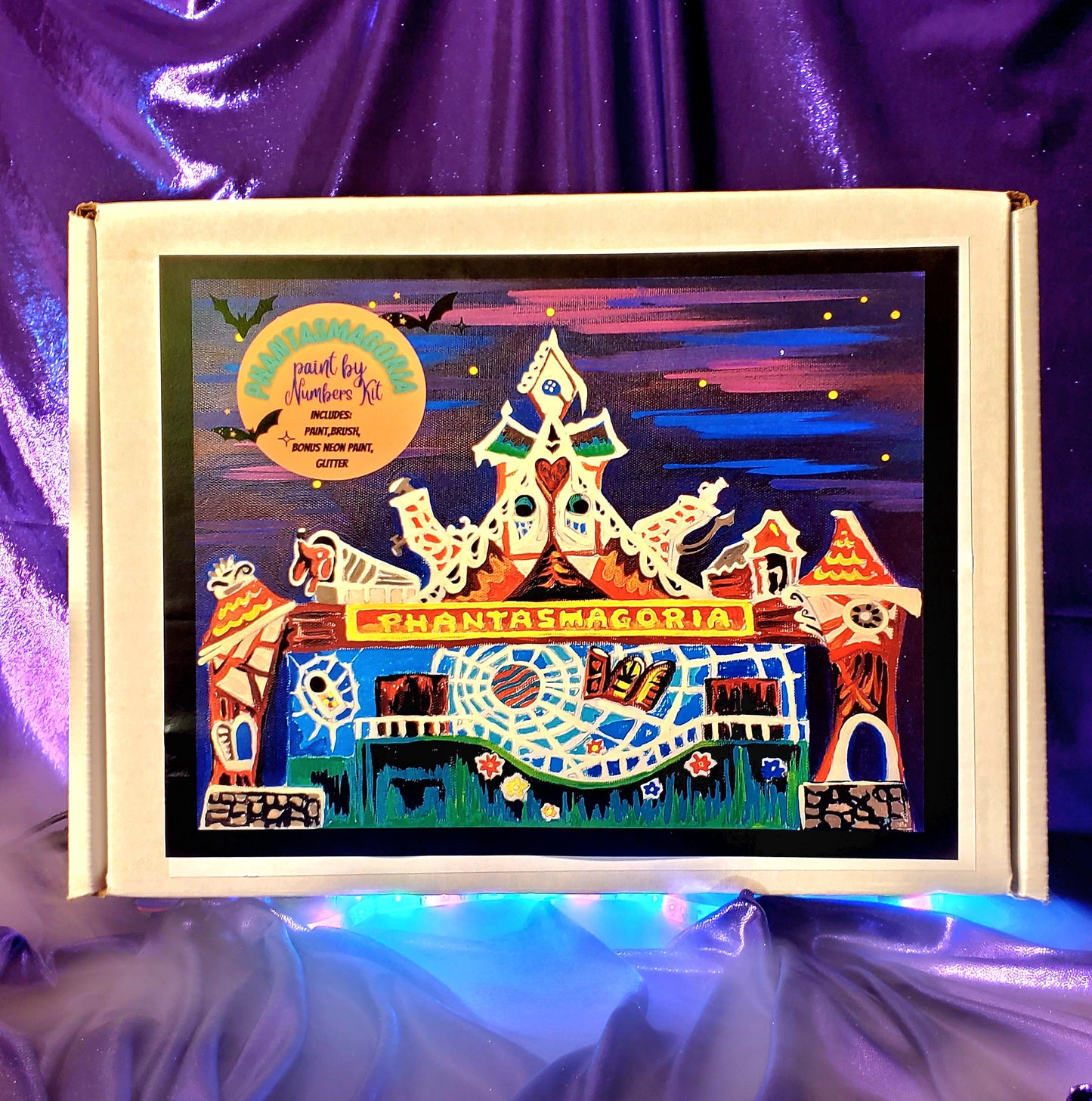 Spooky House Paint By Number Kit - Inspired By Bell's Phantasmagoria Ride