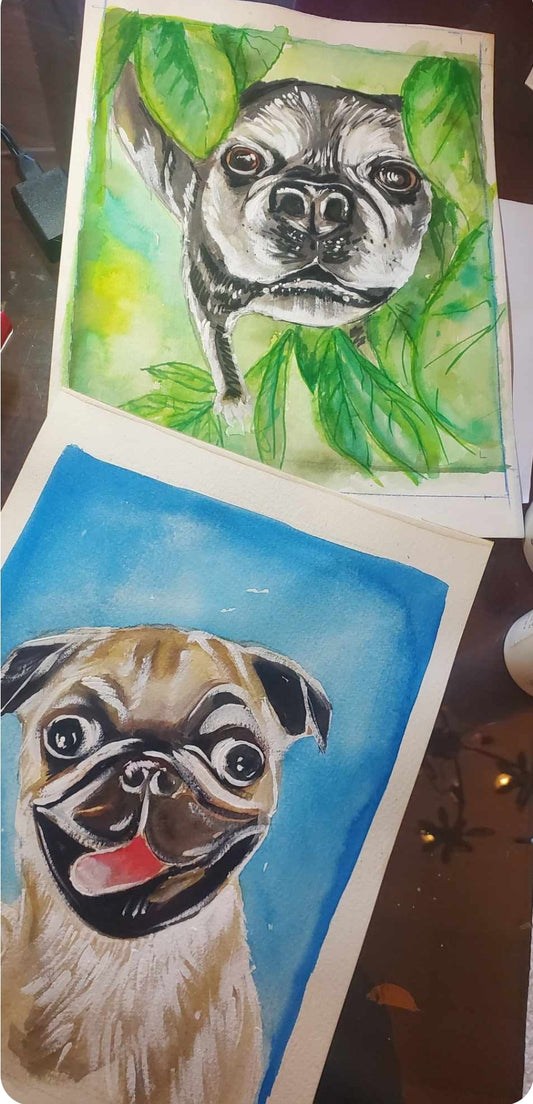 Custom Pet sketch -Buy one, get one free and FREE SHIPPING!